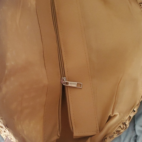 NEW Boho Large Round Straw Woven Shoulder Bag Handmade Summer Beach Tote Bag - Picture 7 of 7